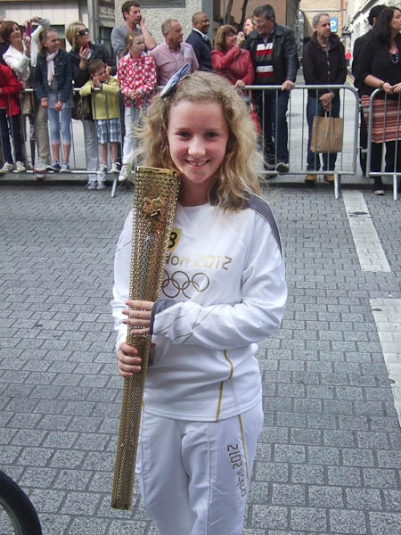 Áine & the Olympic Torch